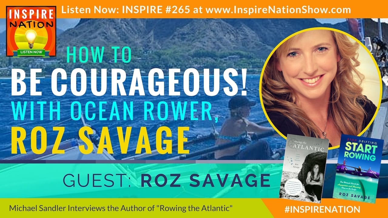 Listen to Michael Sandler's interview with Roz Savage on rowing across the Atlantic (& the Pacific!)