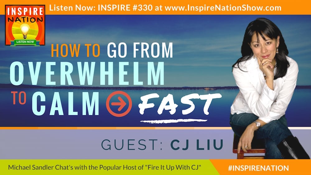 Listen to Michael Sandler & CJ Liu chat about how to find peace & calm at a moment's notice.