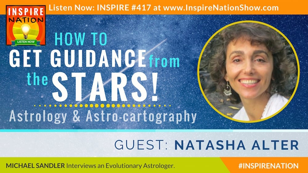 Listen to Michael Sandler's interview with Natasha Alter on astrology and astro-cartography!